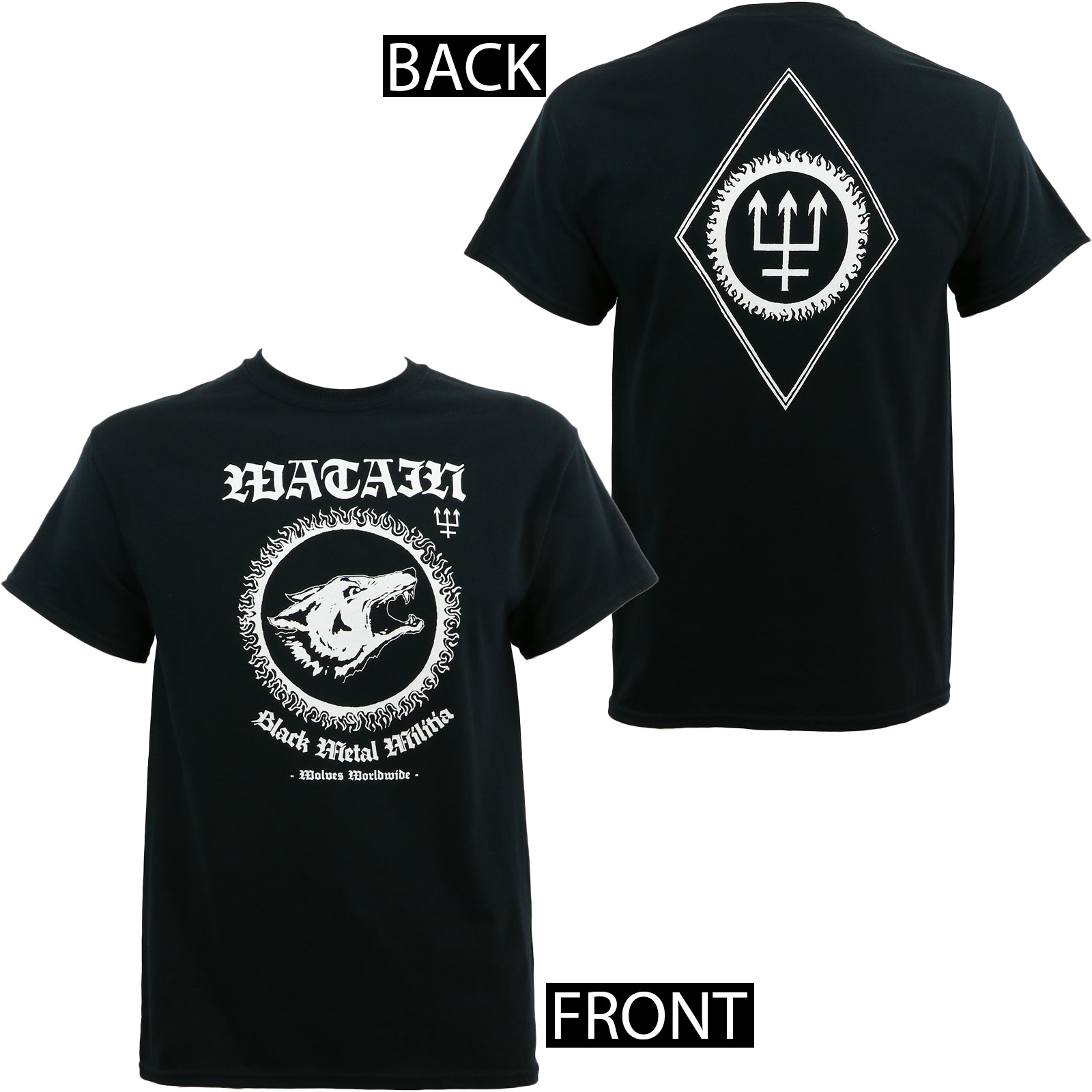 Watain Black Metal Militia TShirt Merch2rock Alternative Clothing